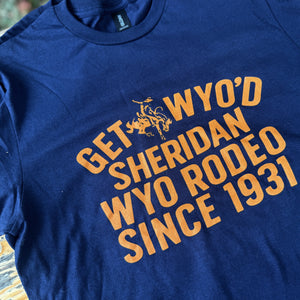 NEW! 2025 Rodeo Since 1931 NAVY Tee