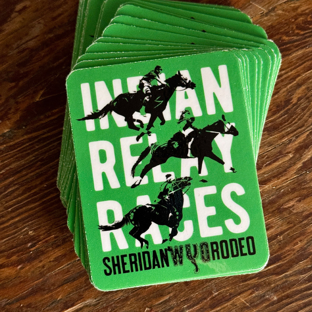 INDIAN RELAY RACES  // Sticker