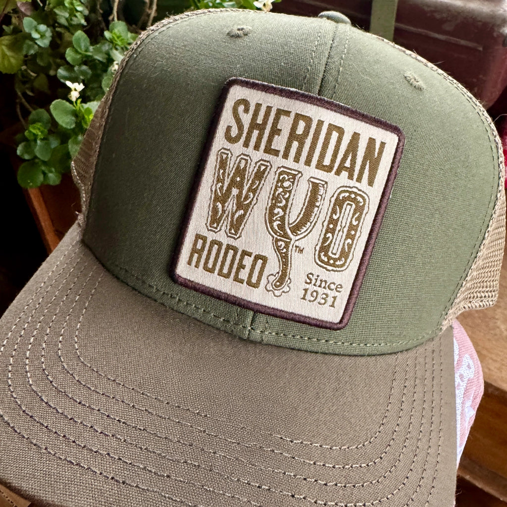 2025 NEW Sheridan WYO Rodeo Patch Hat